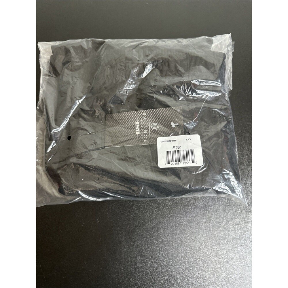 Boys-Balance Collection-Black-S(8) Shorts Athletic Cargo pockets New With Tags